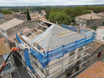 Réfection d'une toiture sur Capestang